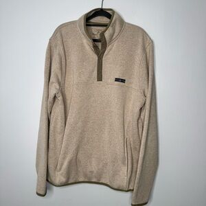 brewers lantern tan pullover size large